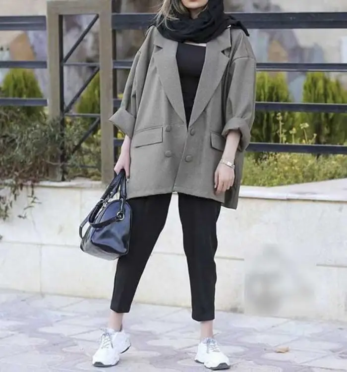 مدل مانتو کتی ژاکارد